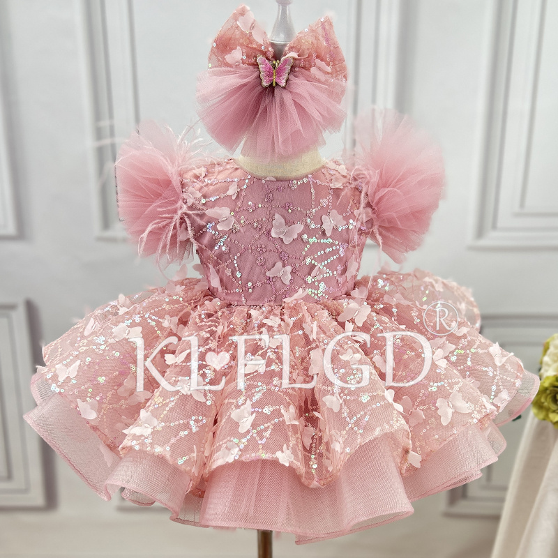 Baby Clothing Dresser - Luxury Flower Children's Wedding Dress Sweet