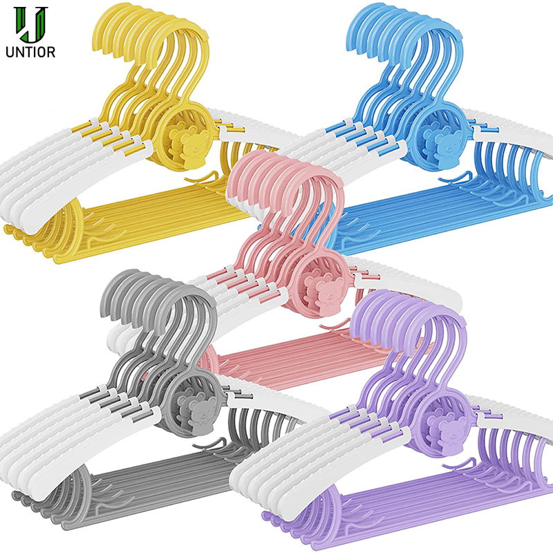 Baby Clothing Hanging Rack - UNTIOR Non-slip Baby Clothes Hanger Adjustable
