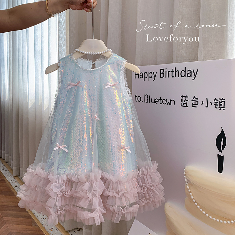 Girls Dress Summer New Childre - огляд і ціна Baby Clothing High End