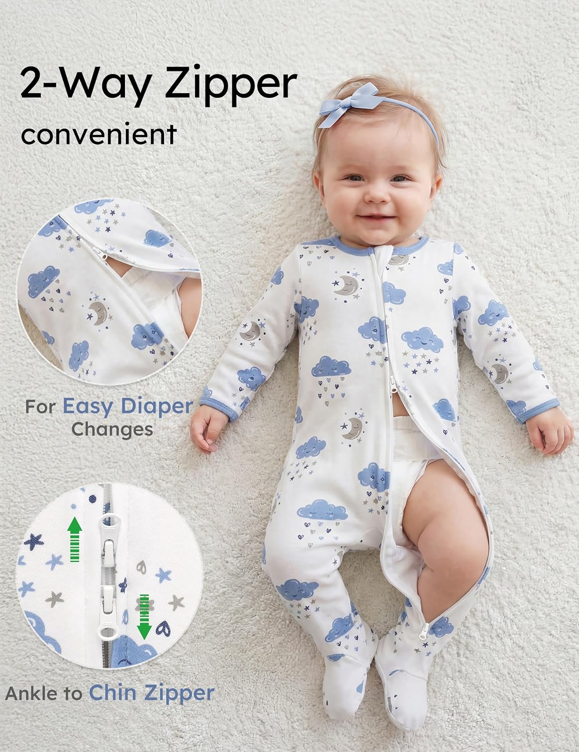 Baby Pajamas 100% Organic Cott - огляд і ціна Baby Clothing Organic
