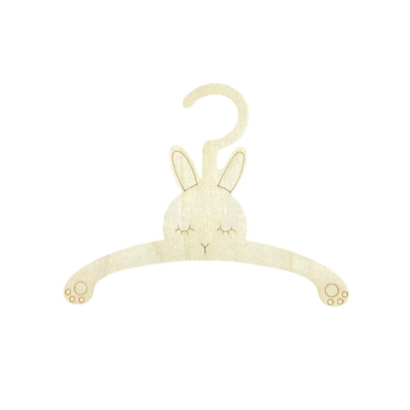 20PCS Cute Wooden Clothes Hang - огляд і ціна Baby Clothing Hanging Rack
