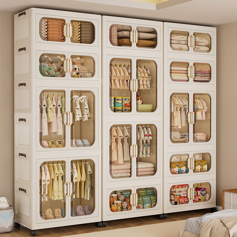 Colorful Foldable Kids Wardrob - огляд і ціна Baby Clothing Dresser