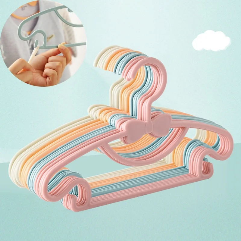 5-50Pcs Baby Hangers Plastic K - огляд і ціна Baby Clothing Hanging Rack